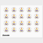 Boerderij Fresh Eggs | Gepersonaliseerd Ronde Sticker (Vel)
