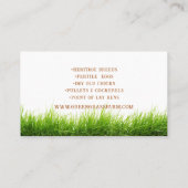 Boerderij Fresh Eggs Nieuwigheid Design Visitekaartje (Achterkant)