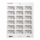 Boerderij Fresh Eggs Nosey Rooster Etiket (Full Sheet)