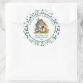 Boerderij Fresh Eggs Recht uit het kippenhok Ronde Sticker