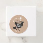boerderij Fresh Eggs rustiek script Bedankjes Labels (In situ)