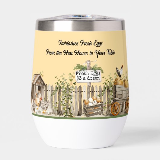 Boerderij Fresh Eggs - Van het kippenhok naar uw t (Voorkant)