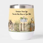 Boerderij Fresh Eggs - Van het kippenhok naar uw t (Achterkant)