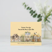 Boerderij Fresh Eggs - Van het kippenhok naar uw t Briefkaart (Staand voorkant)