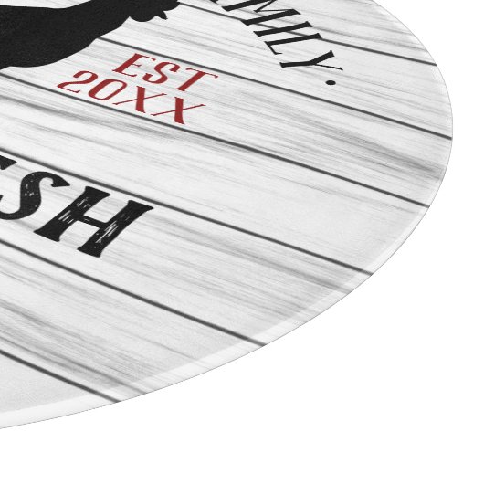 Boerderij Fresh Eggs - Wit Hout Snijplank (Hoek)