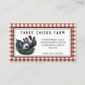 Boerderij Fresh Hen Farmhouse Business Visitekaartje (Voorkant)
