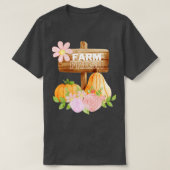 Boerderij Fresh Herfst Harvest T-shirt (Design voorkant)