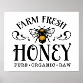 Boerderij Fresh Honey Poster (Voorkant)