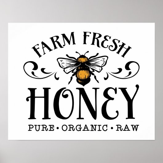 Boerderij Fresh Honey Poster (Voorkant)