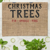 Boerderij Fresh 🎄Kerstbomen Theedoek (Gevouwen)