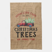 Boerderij Fresh 🎄Kerstbomen Theedoek (Verticaal)