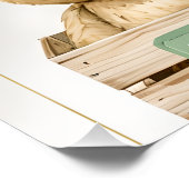 Boerderij Fresh Lemon Baby shower Wall Art Perfect Poster (Hoek)