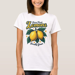 Boerderij Fresh Lemons Lokaal geteeld T-Shirt voor