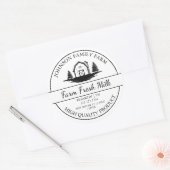 Boerderij Fresh Milk Barn Label (Envelop)