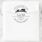 Boerderij Fresh Milk Label (Tas)