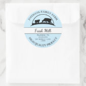 Boerderij Fresh Milk Label (Tas)