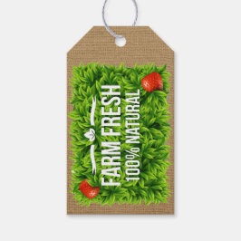 Boerderij Fresh of Organic Gift Label - SRF Cadeaulabel