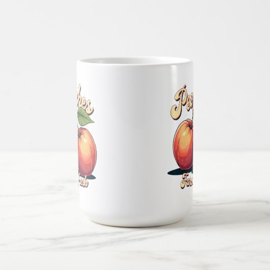 Boerderij Fresh Peaches Coffee Mok (Center)