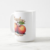 Boerderij Fresh Peaches Coffee Mok (Voorkant links)