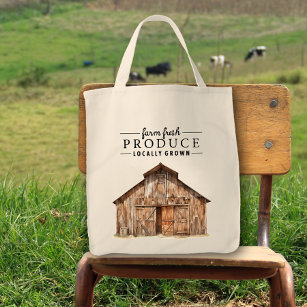Boerderij Fresh produceert lokaal geteelde koele s Tote Bag