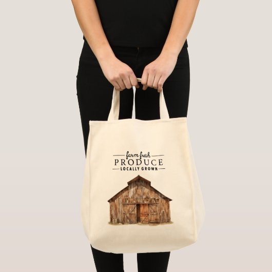 Boerderij Fresh produceert lokaal geteelde koele s Tote Bag (Voorkant (product))