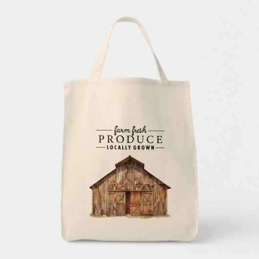 Boerderij Fresh produceert lokaal geteelde koele s Tote Bag (Voorkant)