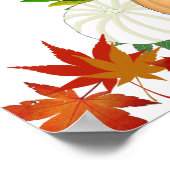 Boerderij Fresh Pumpkin Patch Herfst Harvest Farmh Poster (Hoek)