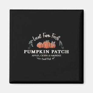 Boerderij Fresh Pumpkins Fun Herfst Halloween Than Magneet