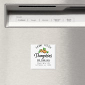 Boerderij Fresh Pumpkins Herfst Halloween retro Magneet (Insitu (Vaatwasser))