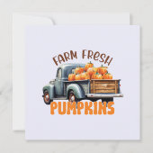 Boerderij Fresh Pumpkins – Rustic Truck (Voorkant)