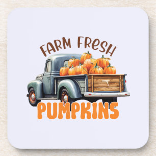Boerderij Fresh Pumpkins – Rustic Truck Bier Onderzetter