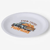 Boerderij Fresh Pumpkins – Rustic Truck Papieren Bordje (Gekanteld)