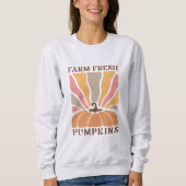 Boerderij Fresh Pumpkins Sweatshirt (Voorkant)