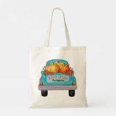 Boerderij Fresh Pumpkins  Truck Tote Bag (Achterkant)