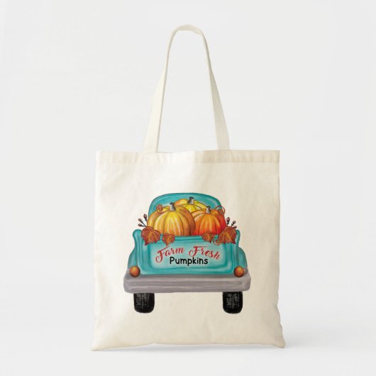 Boerderij Fresh Pumpkins  Truck Tote Bag (Voorkant)