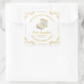 Boerderij Fresh Raquefort Cheese Square Label (Tas)