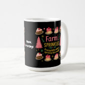 Boerderij Fresh Sprinkles Bliss met een kus Christ Koffiemok (Voorkant rechts)