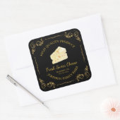Boerderij Fresh Swiss Cheese Square Label (Envelop)