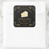 Boerderij Fresh Swiss Cheese Square Label (Tas)