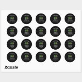 Boerderij Fresh Trees E Spruce Fir Ceder Ronde Sticker (Vel)