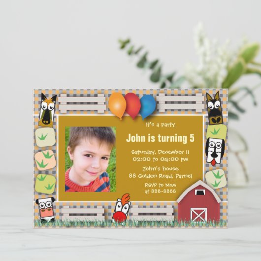 Boerderij Friends Kaart (Staand voorkant)