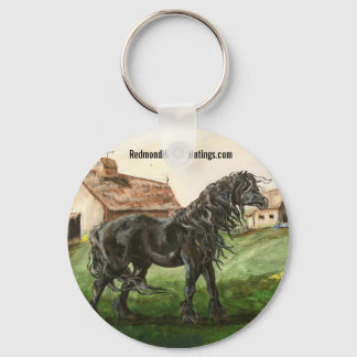 Boerderij Friesian Sleutelhanger