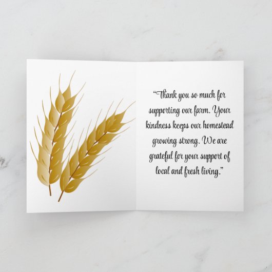 "Boerderij fris bedankt" (Binnen)