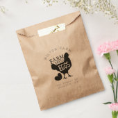 boerderij frisse eitjes rustiek bedankzakje (Gezegeld)