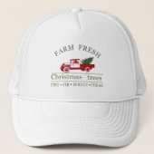 Boerderij frisse  klassieke vrachtwagenpijnbomen trucker pet (Voorkant)