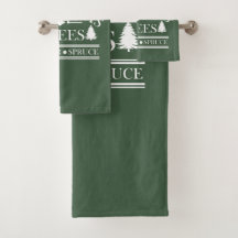 Boerderij frisse vrolijke kerstbomen