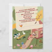 Boerderij Fun in the Park verjaardag Kaart (Achterkant)
