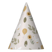 Boerderij Gans Zonnebloem Gele Ballon Feesthoedjes (Links)