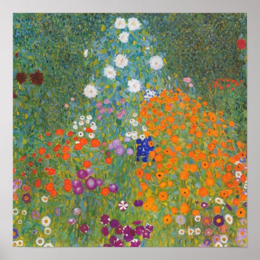 Boerderij Garden 1905 Gustav Klimt Small Poster (Voorkant)
