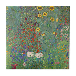 Boerderij Garden Elegance - Klimt Keramische Tegel Tegeltje